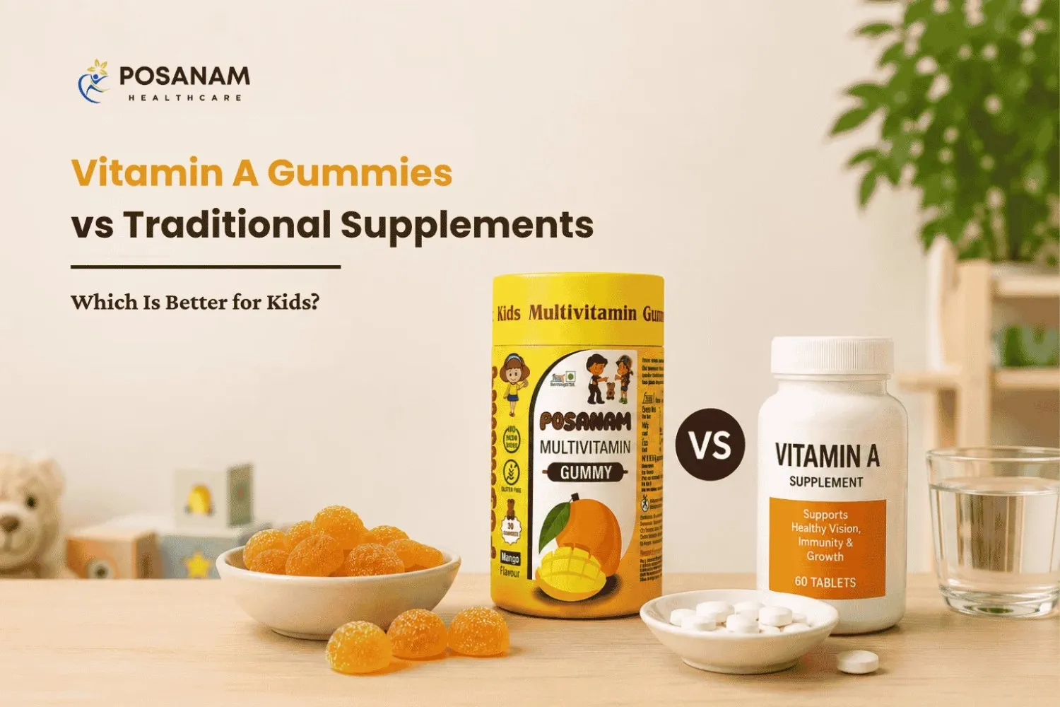 Vitamin A Gummies vs Traditional Supplements