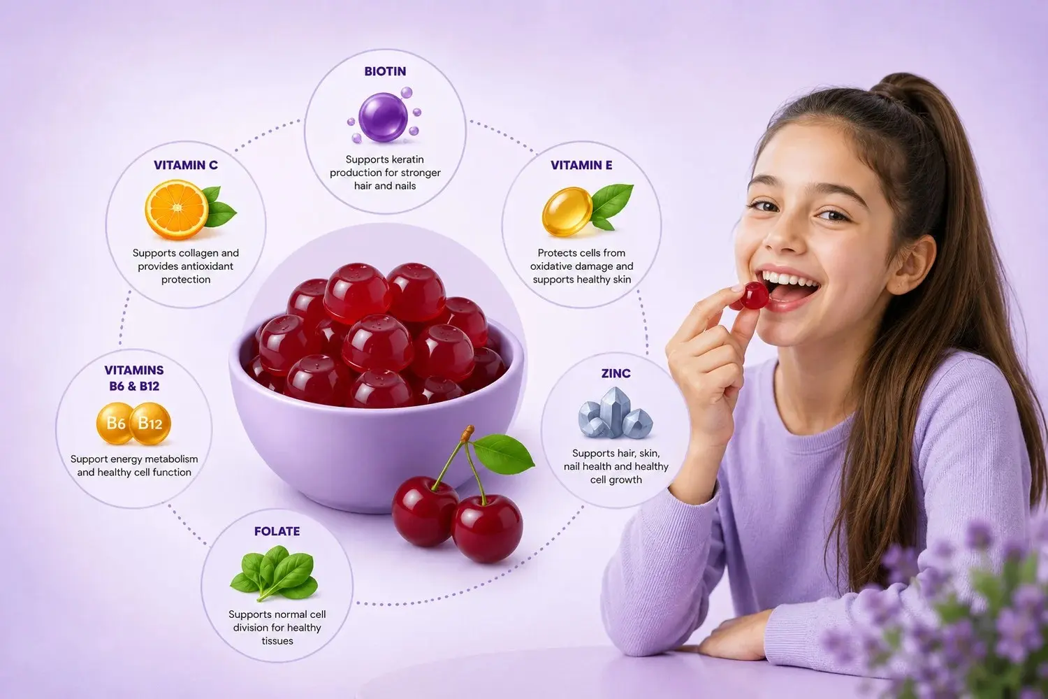 Gummies Support Healthy Hair
