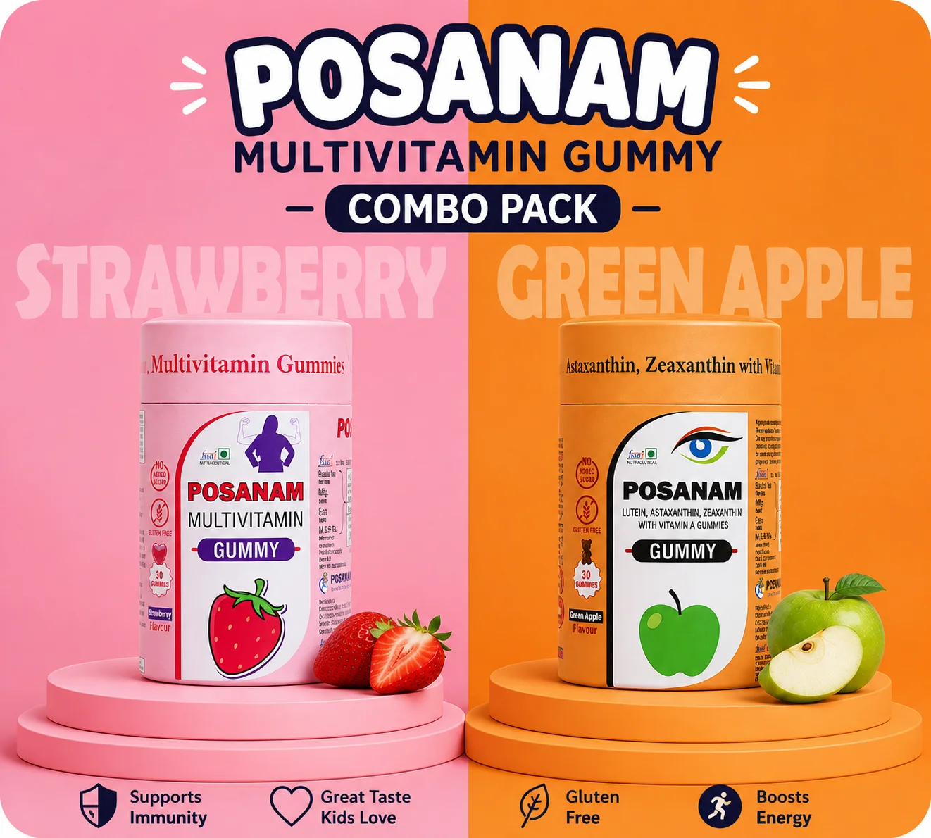Women Multivitamin Gummies + Lutein, Astaxanthin, Zeaxanthin with vitamin Gummies (Eye Care)
